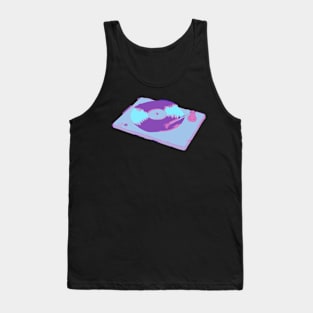 glitchy turntable Tank Top